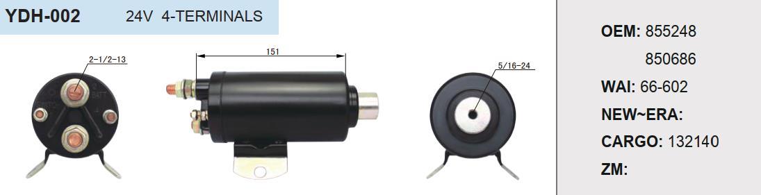 GENUINE QUALITY SOLENOID SWITCH FOR 24V 66602 132140 856121