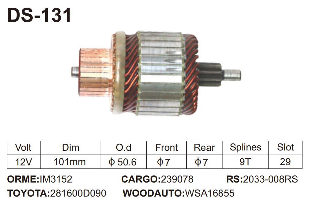 IM3152 BOSCH SERIOUS ARMATURE 12V