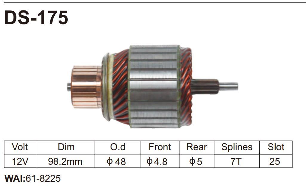 618225 BOSCH SERIOUS ARMATURE 12V